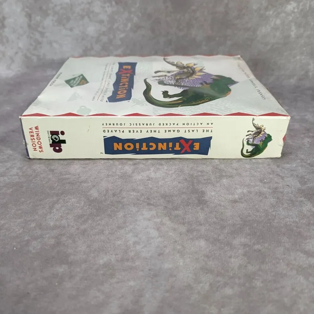 Vintage 1994 Extinction PC Game Windows Factory Sealed IDP Software Dinosaur